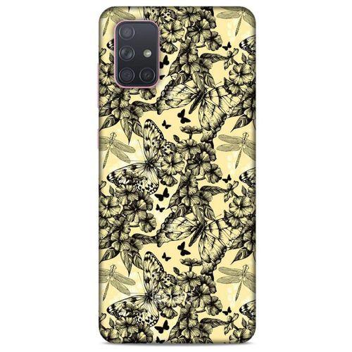 Samsung Galaxy A71 Kılıf Kelebek Etkisi (34) Slim Armor Kılıf Karışık Renkli