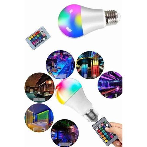 Ayarlanabilir Parlaklık Rgb Led Ampul Beyaz Lamba Ve Renkli Ampul