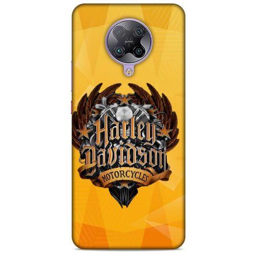 Xiaomi Redmi K30 Pro Uyumlu Kılıf Motorsiklet (37) Silicone Cover Harley Davidson