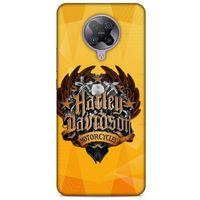 Xiaomi Redmi K30 Pro Uyumlu Kılıf Motorsiklet (37) Silicone Cover Harley Davidson