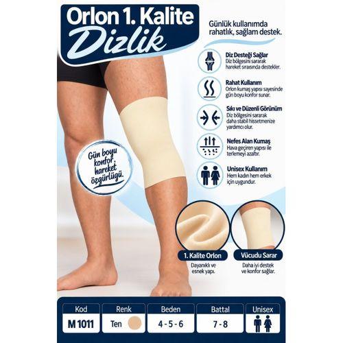 Orlon 1. Kalite Dizlik – Unisex Esnek Diz Destekliği – M 1011 - Rylks