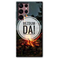Galaxy S22 Ultra Kılıf HD Desen Baskılı Arka Kapak - Bezdum Da + Kırılmaz Cam