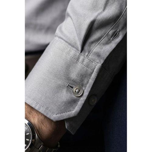 Likralı Regular Fit Nefes Alabilir Klasik Erkek Oxford Gömlek -Taş