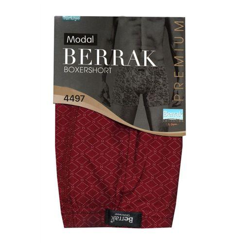 Erkek Likralı Beli İnce Lastikli Modal Boxer Berrak-4497