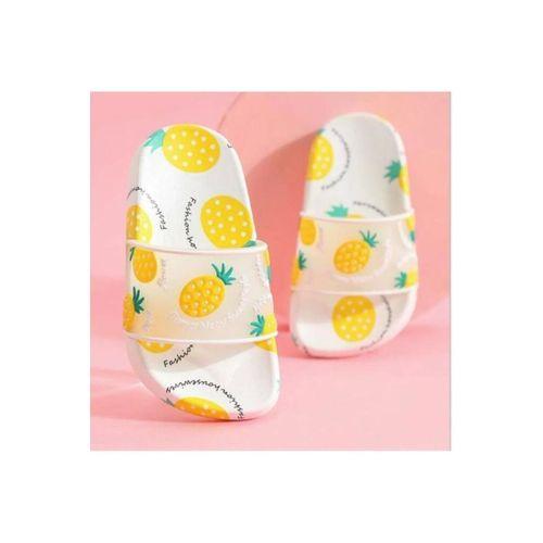 Gezer Kaydırmaz Taban Çocuk Terlik Ananas 13894