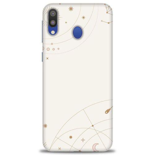 Samsung Galaxy A10S Kılıf HD Baskılı Kılıf - Yıldız Haritası + Tam Ekran Koruyucu