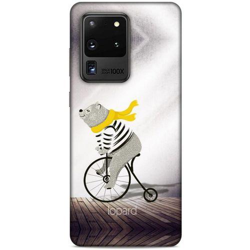 Samsung Galaxy S20 Ultra Kılıf FunnyMaX (11) Tam Koruma Kahve Ayı
