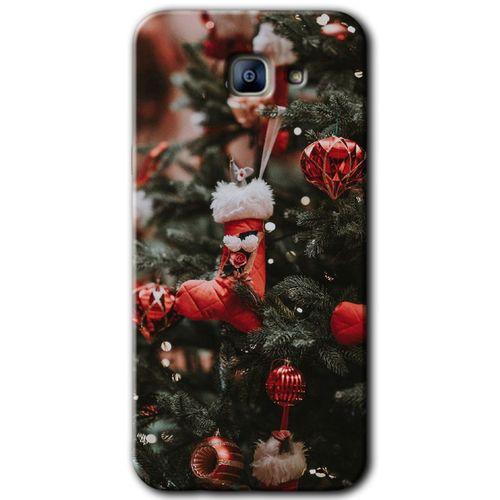 Galaxy A8 2016 Kılıf HD Desen Baskılı Arka Kapak - Happy New Year + Kırılmaz Cam