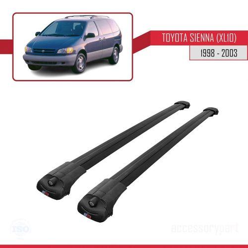 Toyota Sienna (XL10) 1998-2003 Arası ile uyumlu ACE-1 Ara Atkı Tavan Barı SİYAH