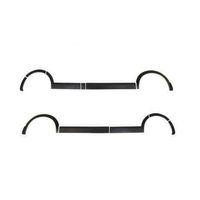 VOLKSWAGEN Transporter T6.1 2020 Set 11 Parça Çamurluk Kaplama Siyah Mat Asa Kum Desen Uzun Şase Çift Sürgülü