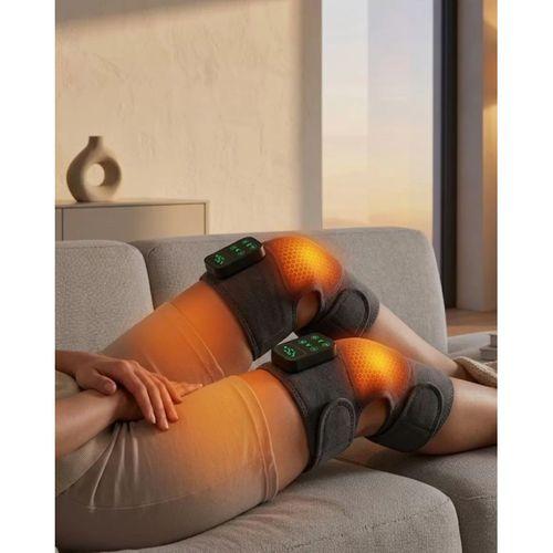 Isıtmalı Diz Omuz Dirsek Masaj Dizlik Seti Titreşimli Masaj Aleti 2 Adet