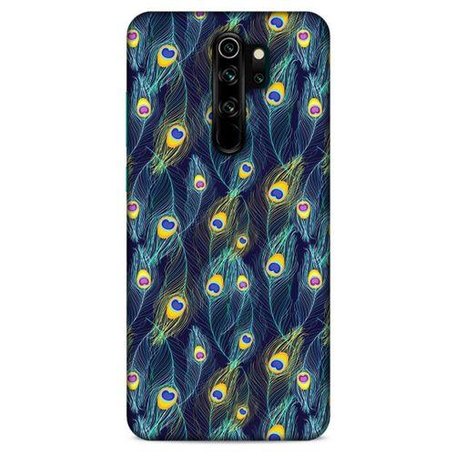 Xiaomi Redmi Note 8 Pro Kılıf Desenli Özel Seri Tüyler (10) Full Koruma Kılıfı