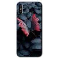 Redmi 9A Kılıf HD Desen Baskılı Arka Kapak - Dark Butterfly
