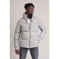 Slimfit Dik Yaka Elyaf Dolgulu Fermuar Kapamalı Şişme Mont