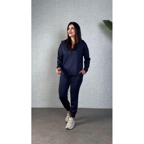 Kadın Uzun Kollu Kapüşonlu Ikili Takım