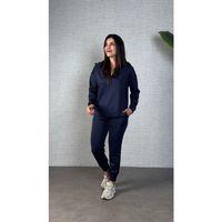 Kadın Uzun Kollu Kapüşonlu Ikili Takım