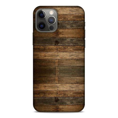 Lopard Apple iPhone 12 Pro Uyumlu Kılıf Wood'X (19) Kılıfları Baskılı