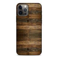Lopard Apple iPhone 12 Pro Uyumlu Kılıf Wood'X (19) Kılıfları Baskılı