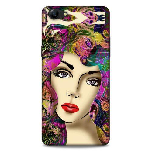 Lopard Oppo A79 Uyumlu Kılıf Sürreal Yüzler ♀ (17) Tasarım Kılıf Baskılı