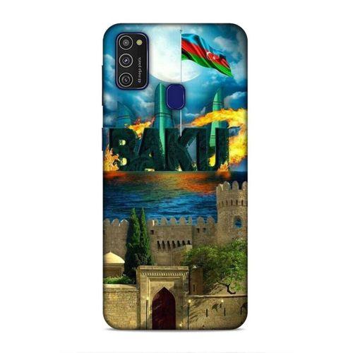Samsung Galaxy M21 Uyumlu Kılıf Azarbaijan (50) Shockproof Kılıf Bakü Simgeler