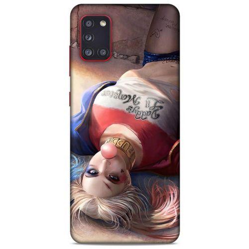Samsung Galaxy A31 Uyumlu Kılıf Harley Quinn (2) Kabı Kahve