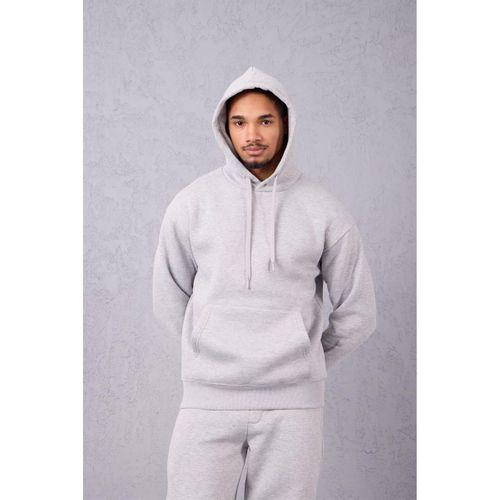 Şardonlu Kanguru Cepli Sweatshirt - 3 İplik Şardonlu Lastik Paça Erkek Eşofman Altı- Eşofman Takımı - Grimelanj