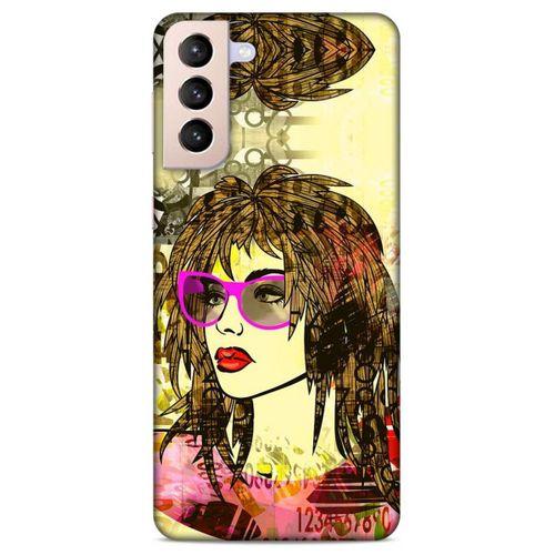 Lopard Samsung Galaxy S21 Plus Uyumlu Kılıf Sürreal Yüzler ♀ (18) Telefon Kılıfları Desenli