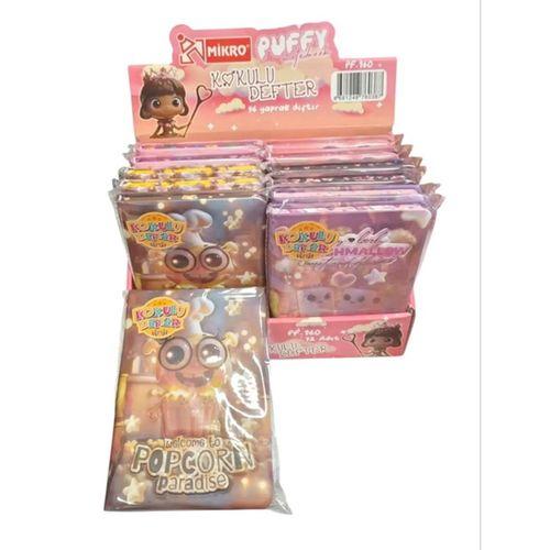 Mikro Puffy Kokulu Defter Not Defteri 13x18cm Karışık - 1 adet