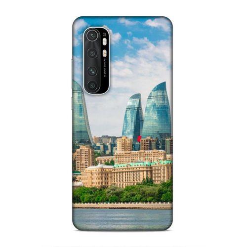 Xiaomi Mi Note 10 Lite Uyumlu Kılıf Azarbaijan (4) Koruma Kılıfı Alev Kuleleri