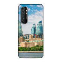 Xiaomi Mi Note 10 Lite Uyumlu Kılıf Azarbaijan (4) Koruma Kılıfı Alev Kuleleri