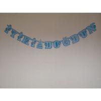 İYİKİ DOĞDUN BANNER MAVİ PUANLI