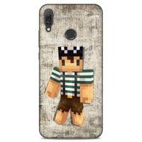 Lopard Huawei Y9 2019 Uyumlu Kılıf PiXel (48) Bumper Kılıf Bob MC