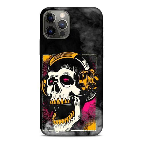 Lopard Apple iPhone 12 Pro Uyumlu Kılıf Tattoo's (10) Full Koruma Kılıfı Turuncu