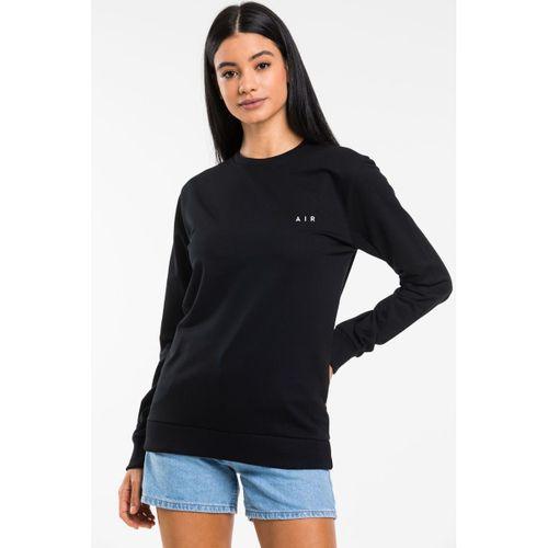 Süperlife Kadın Bisiklet Yaka Regular Kalıp İnce AİR  Baskılı Sweatshırt SPR24SWK124