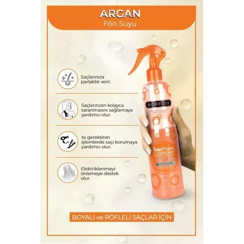 Argan Çift Fazlı Kondisyoner Fön Suyu 400 ML  - mrfs