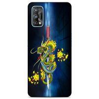 Lopard Oppo Realme 7 Pro Uyumlu Kılıf Tattoo's (2) Kabı Ejderha Dövmesi