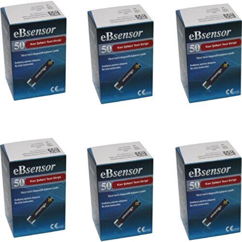 Ebsensor Kan Şeker Ölçümstribi X6 Kutu (300 Ölçüm)