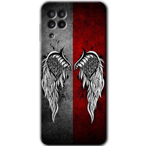 Samsung Galaxy M22 Kılıf Baskılı Kapak - Lucifer +Tam Ekran Koruyucu