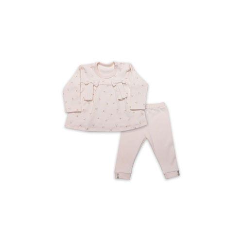 Bistyle Grow İn Love 2'Li Bebe Takım 14102 Pembe Ekru