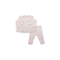 Bistyle Grow İn Love 2'Li Bebe Takım 14102 Pembe Ekru