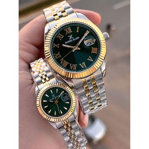 Daniel Klein Vip Seri Çelik Kordon Bileklik Hediyeli 2 Yıl Garantili 3 Atm Cift Saati CF.10030C3