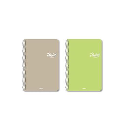 Papirüs Pastel 72 Yaprak Kareli 19X27 Defter Spiralli Pp Kapak - 1 adet