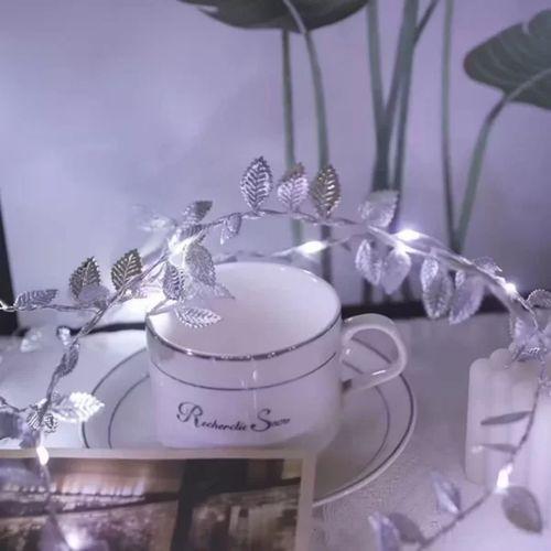 3 Metre Yaldızlı Gümüş Led Işık