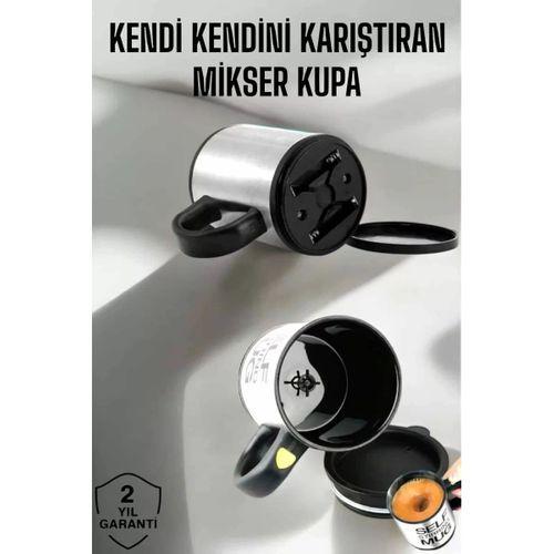 Yazılı Mug Kupa Karıştırıcı Özelliği Ve Paslanmaz Çelik