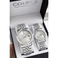 Daniel Klein Çiftlere Ve Sevgililere Özel 5 Atm 2 Yıl Garantili Bay Ve Bayan Çift Saati CF.00M1