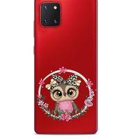 Zoologix (77) Samsung Galaxy Note 10 Lite Şeffaf Kılıf Silikon Desenli