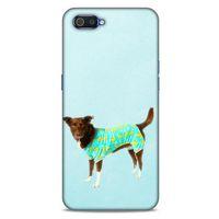 Oppo Realme C2 Kılıf Köpek Kıyafetleri (48) Bumper Kılıf Fanila