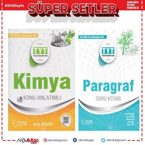 Palme TYT Kimya Konu ve Paragraf Soru Bankası Seti 2 Kitap