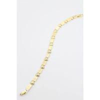 Taşlı Vip Bileklik - Altın