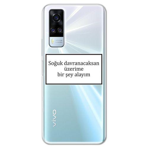 Vivo Y51 Kılıf HD Yazı Baskılı Silikon Arka Kapak - Yazı 8